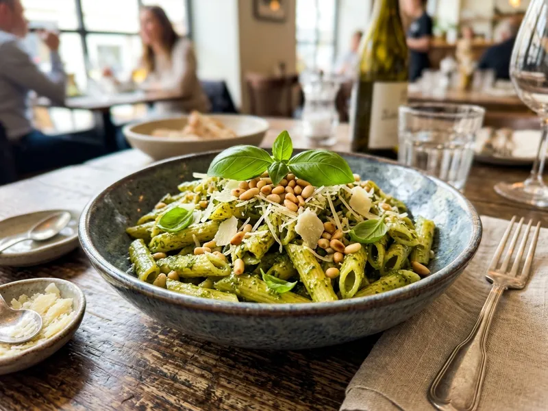 Pesto Soslu Makarna